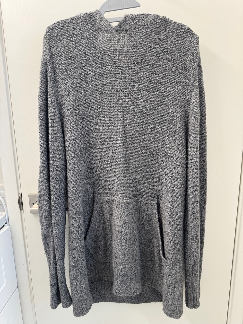 Vintage JackThreads knit hoodie in heather gray